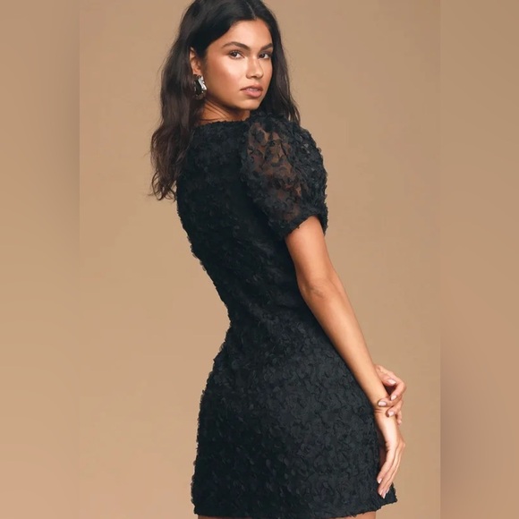 Lulu’s Elegant Black Lace Dress - Picture 3 of 5
